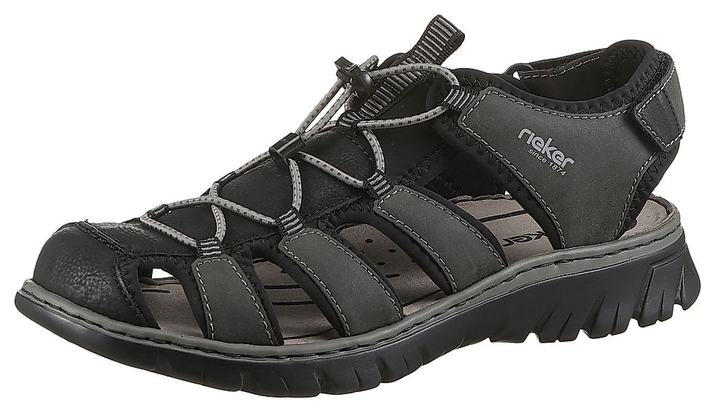 Rieker Sandale, Sommerschuh, Klettschuh, Freizeitsandale, Gummizug, günstig online kaufen