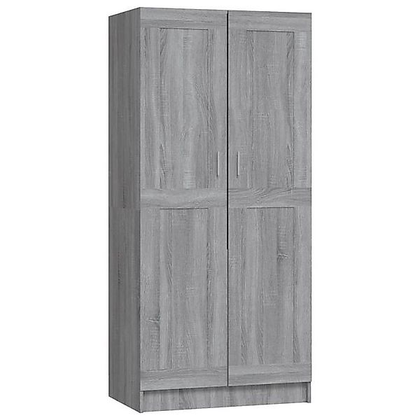 furnicato Kleiderschrank Grau Sonoma 82,5x51,5x180 cm Holzwerkstoff (1-St) günstig online kaufen