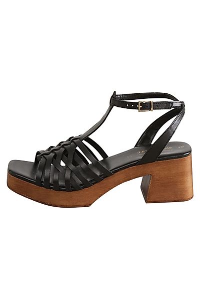 Next Signature Clog-Ledersandalen mit Blockabsatz Clog günstig online kaufen