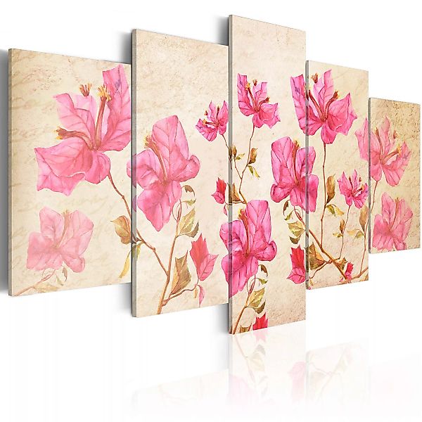 Wandbild - Flowers in Pink günstig online kaufen