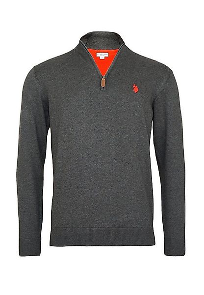 U.S. Polo Assn. Strickpullover Pullover Troyer Half Zip (1-tlg) günstig online kaufen