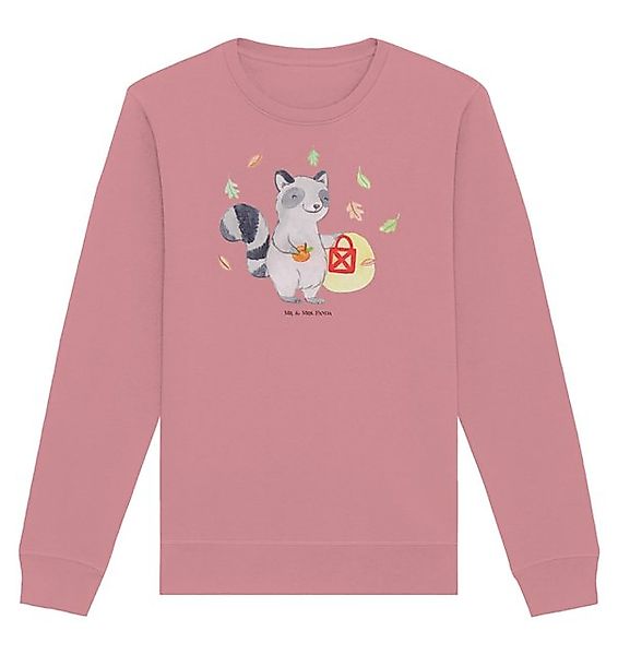 Mr. & Mrs. Panda Longpullover Größe S Waschbär Laterne - Canyon Pink - Gesc günstig online kaufen