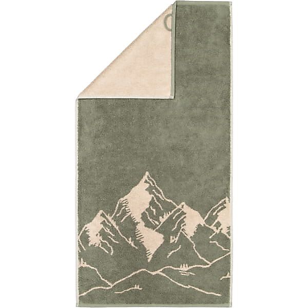 Cawö Handtücher Alpenchic Edition Berge 6269 - Farbe: zirbe - 43 - Handtuch günstig online kaufen
