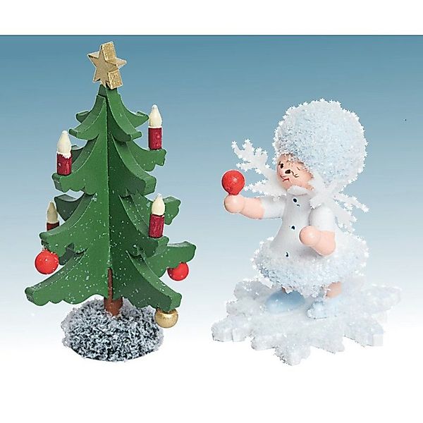 Kuhnert Dekofigur Kuhnert Schneeflöckchen mit Tannenbaum, günstig online kaufen