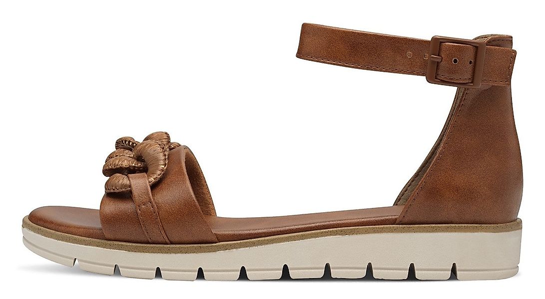 MARCO TOZZI Riemchensandale, Keilabsatz, Sommerschuh, Sandalette, günstig online kaufen