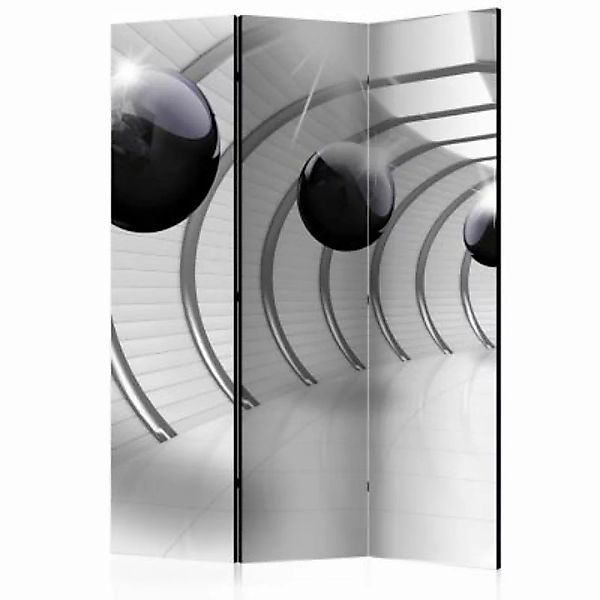 artgeist Paravent Futuristic Tunnel II [Room Dividers] weiß/grau Gr. 135 x günstig online kaufen