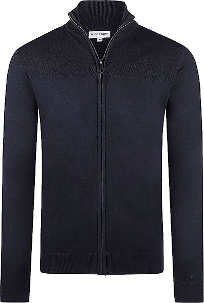 McGregor Strickjacke Merinowolle Navy - Größe L günstig online kaufen