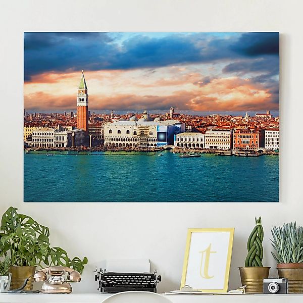 Leinwandbild Architektur & Skyline - Querformat Venezia Eve günstig online kaufen