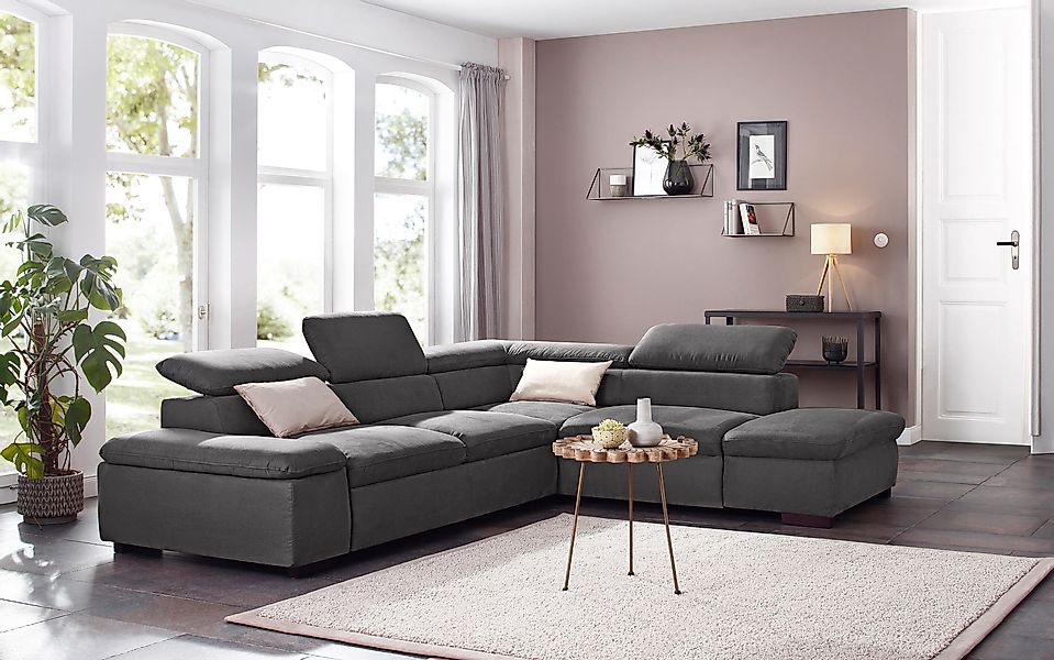 Home affaire Ecksofa Alberto L-Form, mit günstig online kaufen