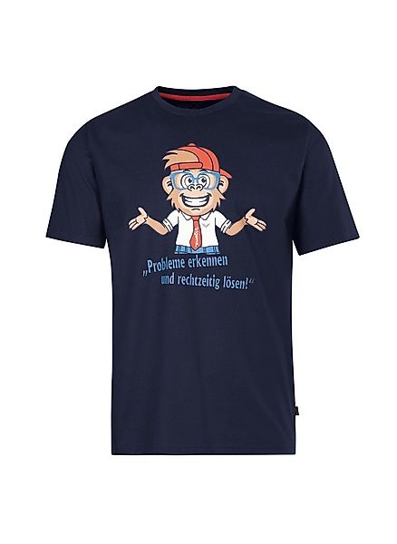 Trigema T-Shirt "TRIGEMA Spruch Shirt mit lustigem Affen-Print", (1 tlg.) günstig online kaufen