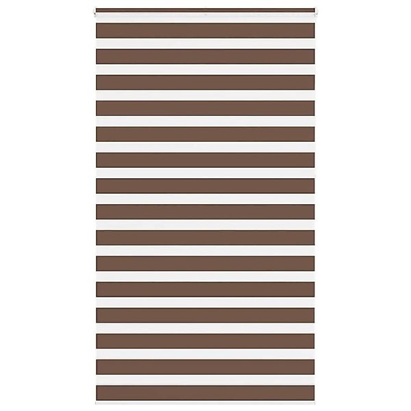 vidaXL Doppelrollo Braun 130x230 cm Stoffbreite 125,9 cm Polyester 4014397 günstig online kaufen