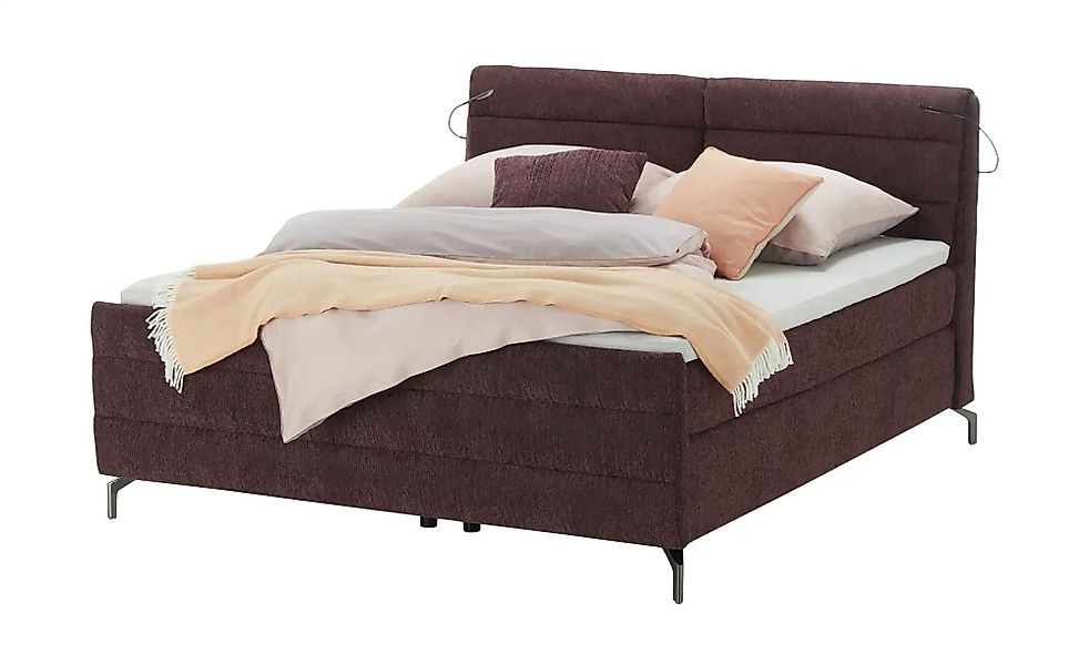 pop Boxspringbett  Maranello ¦ lila/violett ¦ Maße (cm): B: 188 H: 116 Bett günstig online kaufen