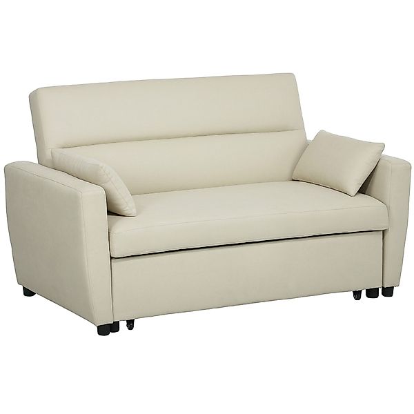 HOMCOM Schlafsofa 2-Sitzer Sofa mit Schlaffunktion, günstig online kaufen