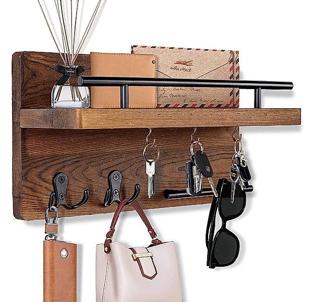 POPOLIC Schlüsselbrett Schlüsselbrett für die Wand - Schlüsselhalter aus Ho günstig online kaufen