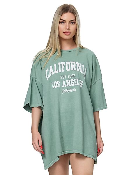 Worldclassca T-Shirt Worldclassca Oversized Print CALIFORNIA T-Shirt lang S günstig online kaufen