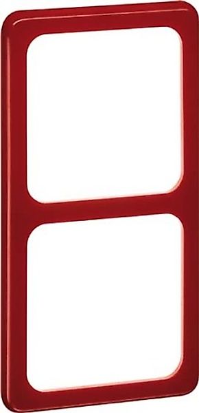 Peha Rahmen 2-fach rt waage/senkrecht D 80.672 ROT - 00552211 günstig online kaufen