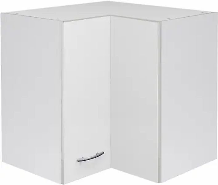 Flex-Well Classic Küchen-Eck-Hängeschrank Wito 60 cm x 60 cm Weiß günstig online kaufen