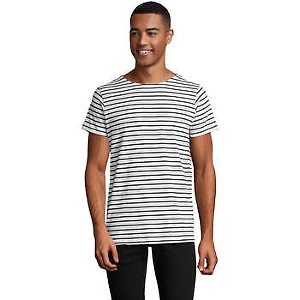 Sols  T-Shirt Camiseta de hombre a rayas-100% algodón peinado Ringspun günstig online kaufen