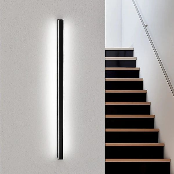 Nettlife LED Wandleuchte innen Schwarz 100cm günstig online kaufen