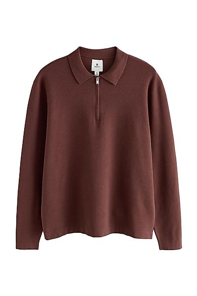 Next Langarm-Poloshirt Regular Fit Polopullover mit günstig online kaufen