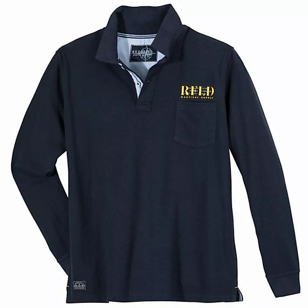 redfield Langarm-Poloshirt Große Größen Herren Redfield Langarm-Poloshirt n günstig online kaufen