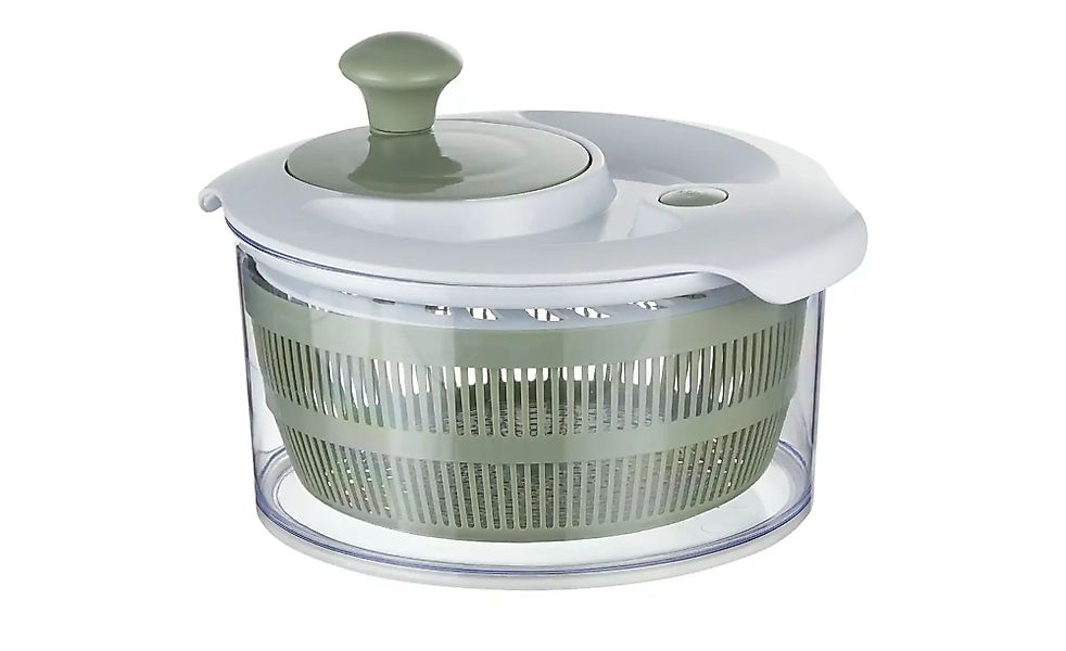 KHG Salatschleuder   ¦ weiß ¦ Kunststoff ¦ Maße (cm): B: 24,5 H: 18 Küchenz günstig online kaufen