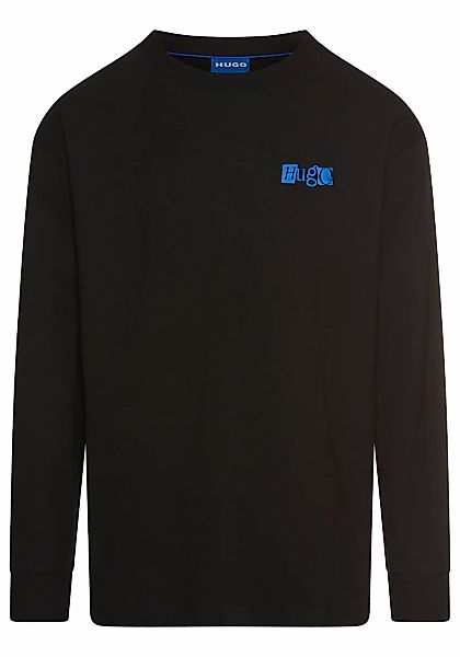 HUGO Blue Langarmshirt "Nilcrew", mit großem Rückedruck günstig online kaufen