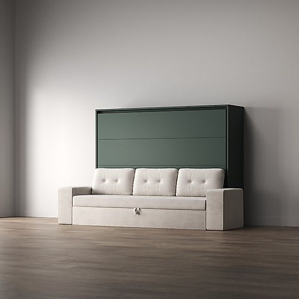 SMARTBett Schrankbett Schrankbett 160x200 Horizontal M2 (Tiefe 55cm) inkl.S günstig online kaufen