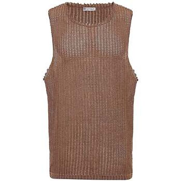 Dandalo  T-Shirts & Poloshirts Marcel Oversize Crew Neck Sleeveless T-Shirt günstig online kaufen