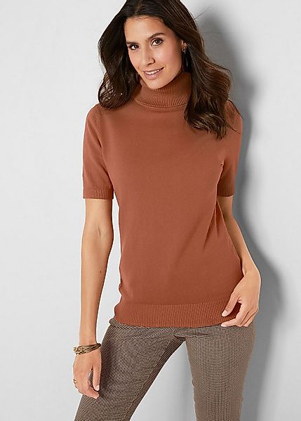 bonprix Rollkragenpullover Rollkragenpullover, Kurzarm günstig online kaufen