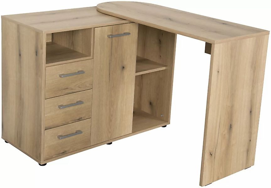 VOGL Möbelfabrik Schreibtisch "1246 mit schwenkbarer Tischplatte", platzspa günstig online kaufen