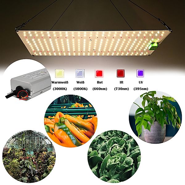 MUPOO Pflanzenlampe LED-Wachstumslicht Vollspektrum Grow Lampe günstig online kaufen