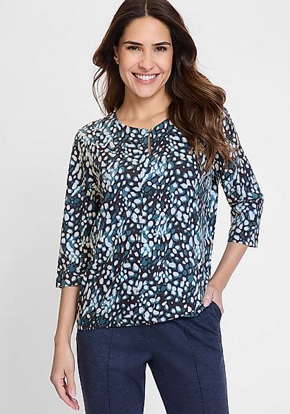 Olsen Print-Shirt (1-tlg) mit elastischem Gummizug am Bund günstig online kaufen