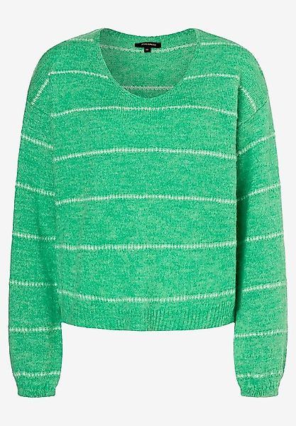 Pullover mit feinen Streifen, soft warm green, Frühjahrs-Kollektion günstig online kaufen