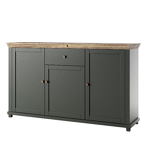 Lomadox Sideboard EPSOM-83, grün mit Lefkas günstig online kaufen