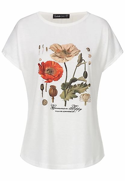 CLOUD 5IVE T-Shirt "CLOUD 5IVE T-Shirt Flower Print" 1 Stk. tlg. günstig online kaufen