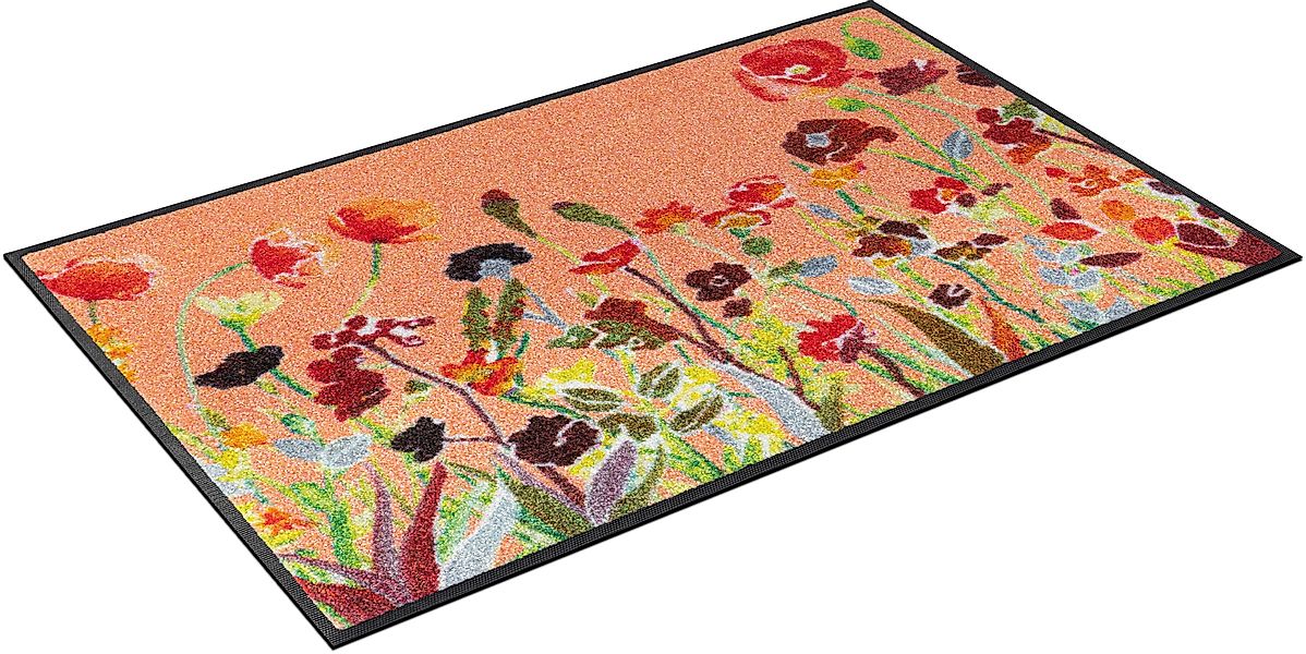 wash+dry by Kleen-Tex Fußmatte Wildflowers, rechteckig, günstig online kaufen