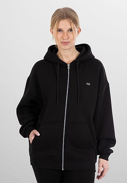 Smilodox Kapuzensweatjacke Eda, Oversize Kapuzenpullover mit seitlichen Tas günstig online kaufen