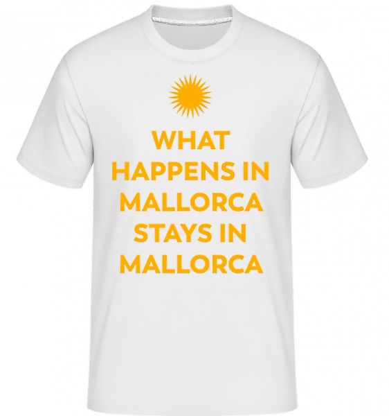 What Happens In Mallorca · Shirtinator Männer T-Shirt günstig online kaufen