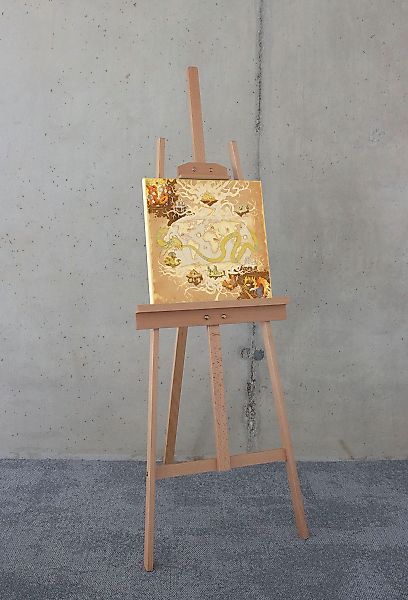 Komar Leinwandbild "Marvel World Map - Größe 40 x 40 cm" Disney 40 x 40 cm günstig online kaufen
