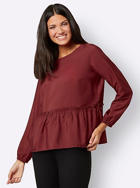 Sieh an! Klassische Bluse Schlupfbluse günstig online kaufen