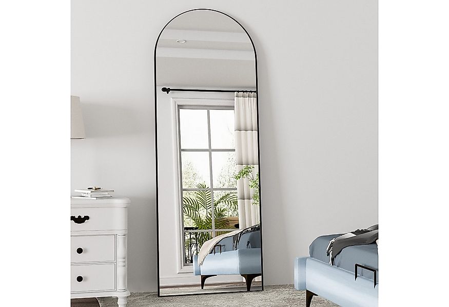 Elemango Ganzkörperspiegel gewölbter Bodenspiegel, großer Boden-Spiegel,mit günstig online kaufen