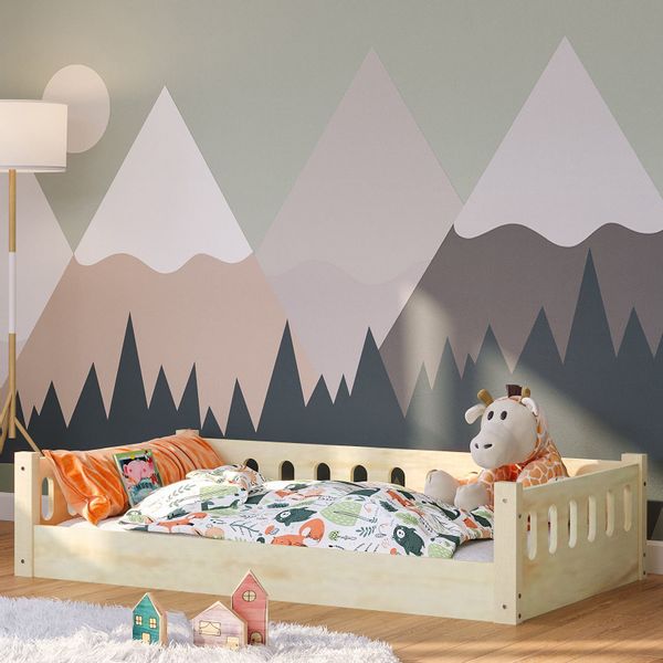 Bellabino Kinderbett Miera (Bodenbett 80x160 cm, günstig online kaufen