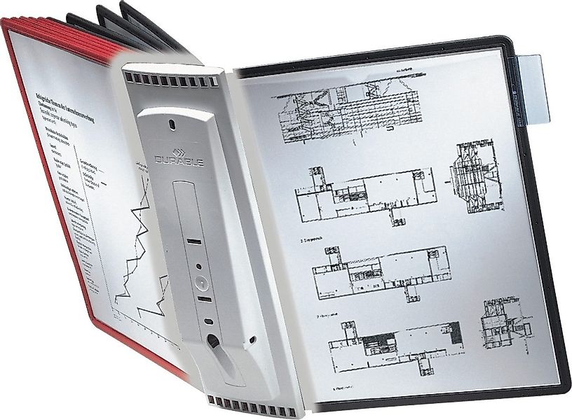 DURABLE Fächermappe Sichttafelständer Sherpa Tafelträger für günstig online kaufen