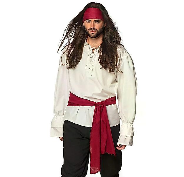 Boland Piraten-Kostüm Pirat Set rot Stirnband und Schärpe für Piratenkostüm günstig online kaufen