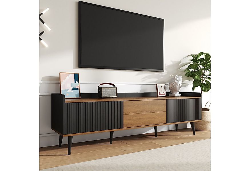 MODFU Lowboard mit großem Stauraum und erhöhter Oberkante (160 L x 39 W x 4 günstig online kaufen