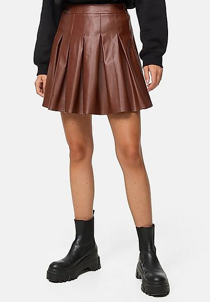 Threadbare Sommerrock im Leder-Look günstig online kaufen