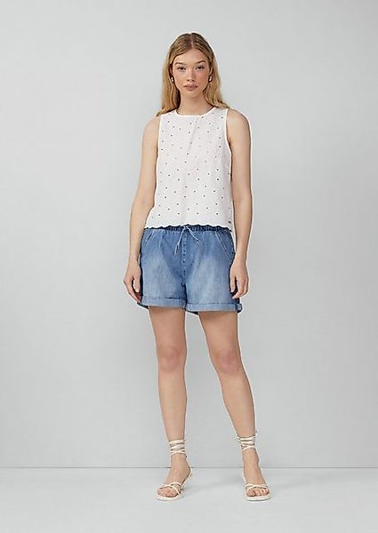 QS Shorts Jeans-Shorts / Comfort Fit / Mid Rise / Elastikbund günstig online kaufen