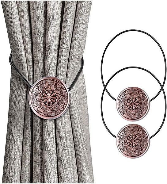 BYSURE Raffhalter, (2-tlg), Magnetische Vorhang Raffhalter, günstig online kaufen