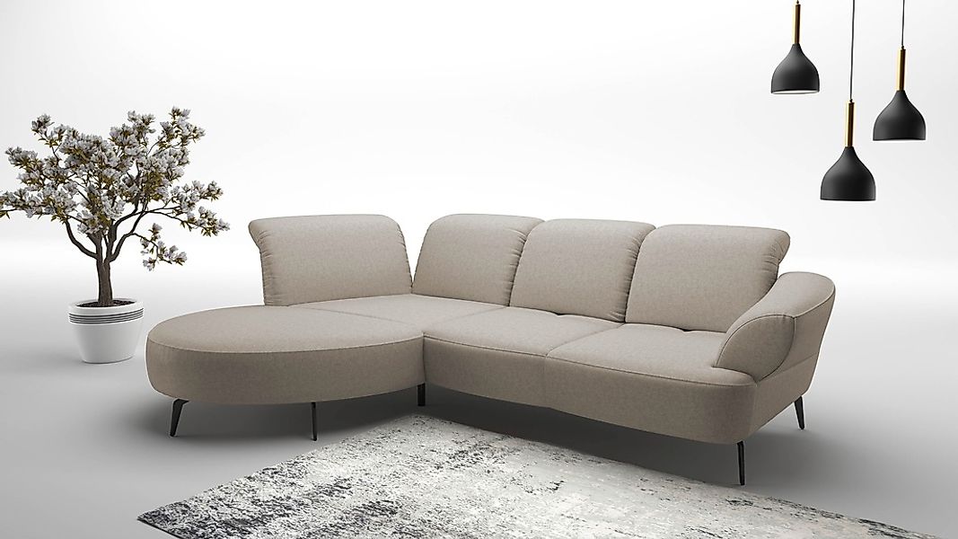 sit&more Ecksofa "Dance, L-Form, inkl. Sitztiefenverstellung", inkl. Click& günstig online kaufen